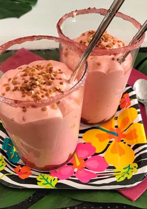 Una foto de Mousse de sandía