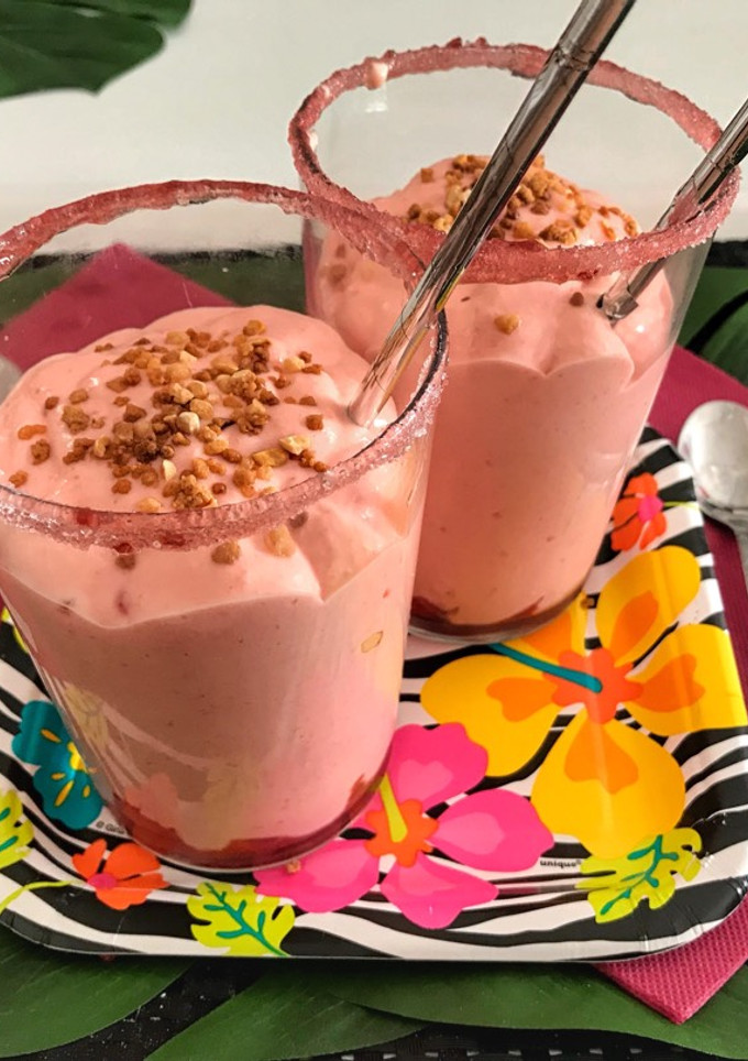 Una foto de Mousse de sandía