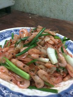 Hình của món Tôm rang.