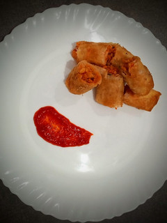 A picture of Veg spring roll.
