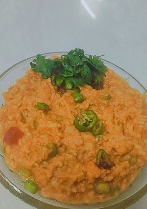 A picture of ઓટ્સ (oats in gujrati recipe).