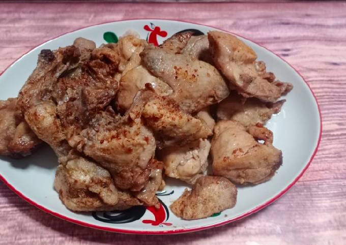 Ayam pop rumahan ala mamak