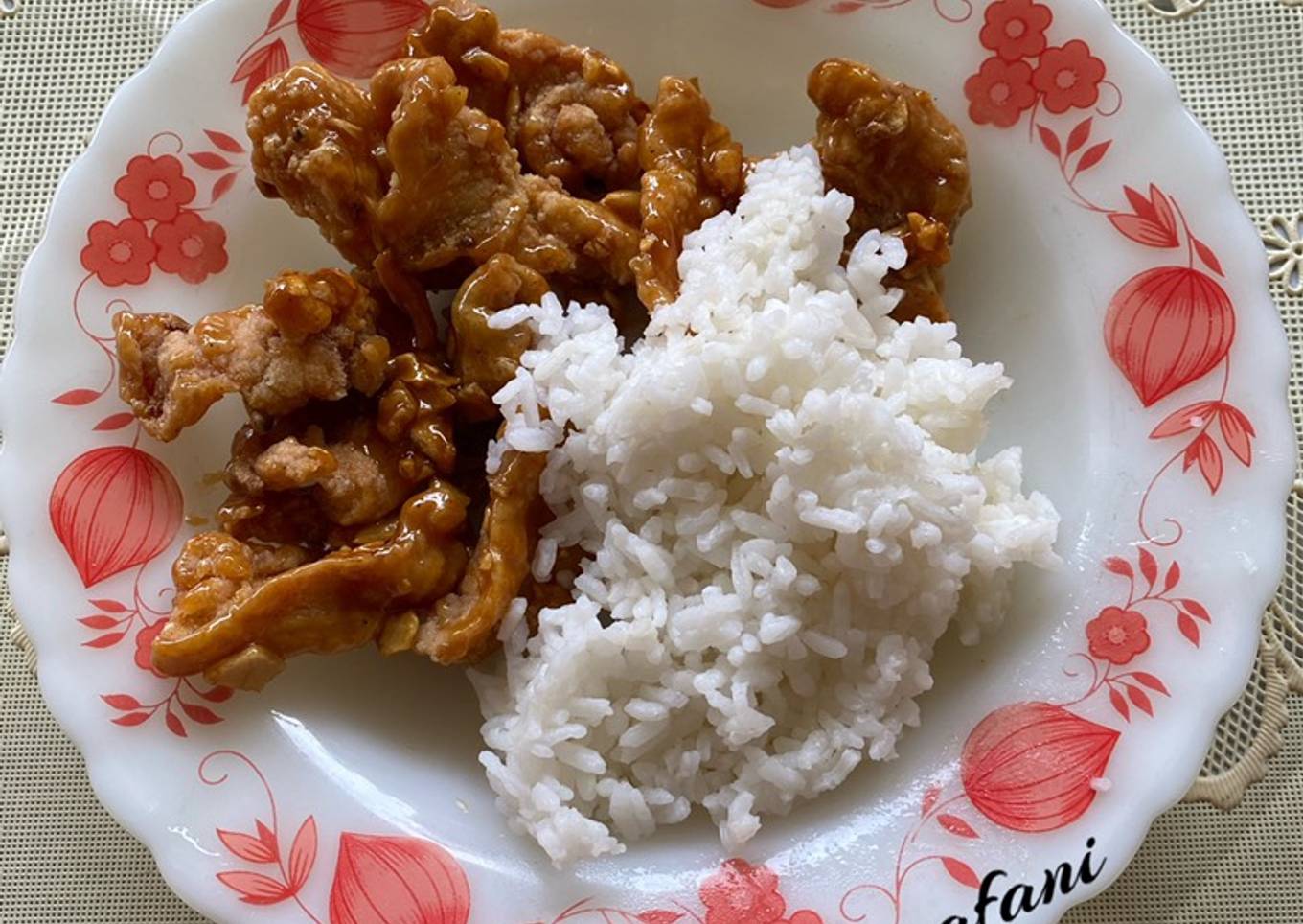 Ayam goreng masak madu