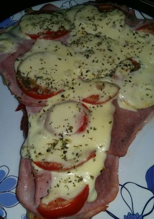 Una foto de Matambrito a la pizza súper tiernizado