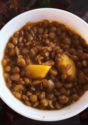 عکسی از دستور عدسی صبحانه مقوی