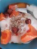 Papaia com Iogurte de Coco