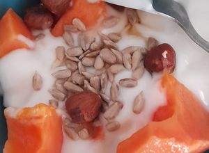 Foto de Papaia com Iogurte de Coco