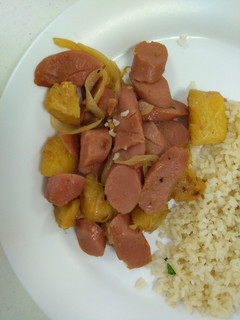 Una foto de Salchichas hawaianas