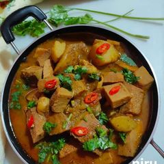 Raw Jackfruit Curry Odisha Style A picture of Raw Jackfruit Curry Odisha Style.