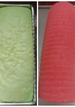 Foto resep Bolkus pandan strawberry