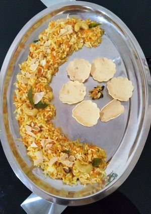 A picture of Carrot rice.