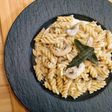 Cambozola, mushroom and sage pasta