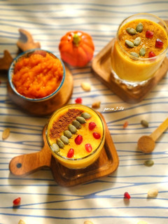 عکسی از دستور پودینگ کدو حلوایی🎃