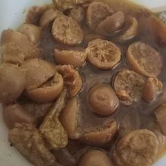 A picture of Homemade Lemon pickle.
