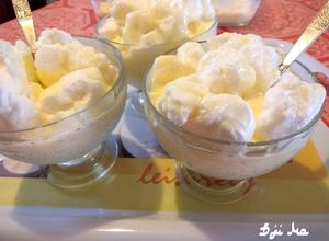 Madártej (mikrós habbal) recept fotója