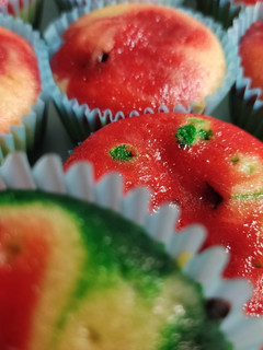 Una foto de Cupcakes tricolores