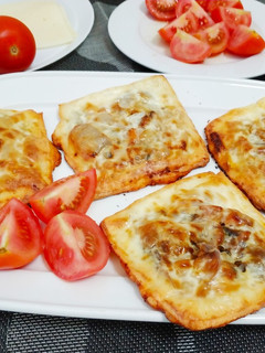 Una foto de Sandwiches sin pan doraditos y crujientes 😳