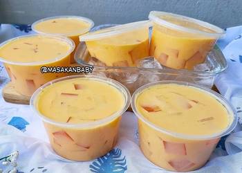 Masakan Unik ES MANGGA JELLY Segar Banget Paling Enak