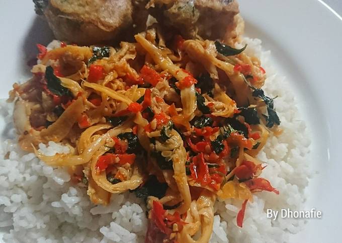 Resep Resep Jamur Tiram Suwir Sambel Kemangi Oleh Dhona Fie Cookpad