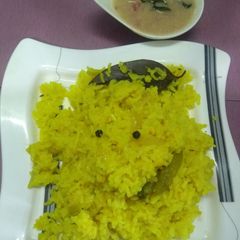 A picture of Hyderabadi khichidi.