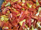 Carrot and cauliflower sweet achar
