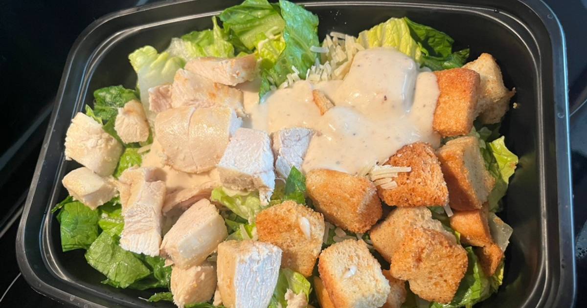 Salad Meal Prep: Caesar with Chicken Meatballs - Meg's Everyday Indulgence