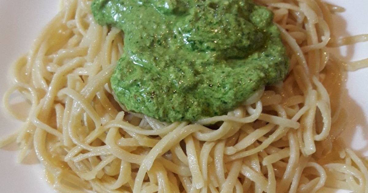 Spaghetti integral al pesto Receta de cristinarecetas- Cookpad