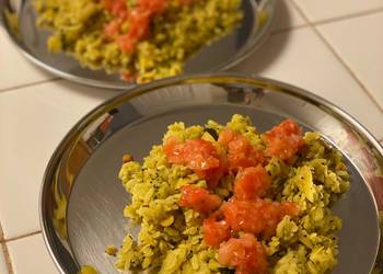 Easy Make Recipe Aloo Poha Potato Puffed Rice Home Style Easy Make Recipe Aloo Poha Potato Puffed Rice Home Style