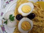 Una foto de pechuga de gallina