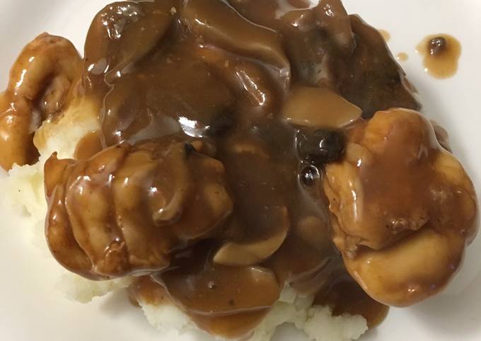 Recipe of Speedy Chicken &amp; mushrooms II