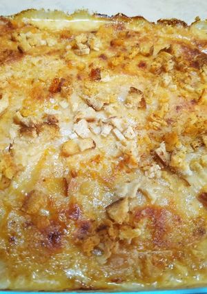 Φωτογραφία της συνταγής Cheesy Scalloped potatoes. Και η απόλαυση εκτινάσσεται στα ύψη!