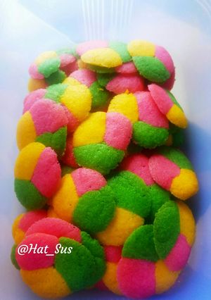 Foto resep Lidah Kucing rainbow