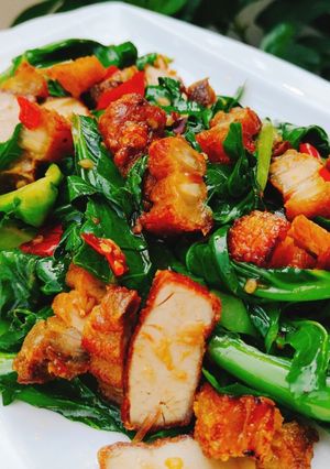 รูปของ แขนงหมูกรอบแบบบ้านๆ