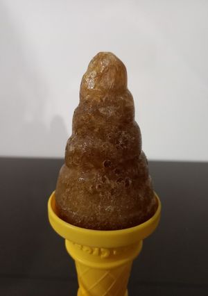 عکسی از دستور بستنی یخی نوشابه(دسر بدون شیر)🍨