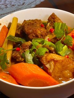 Hình của món Bò kho đậm đà thơm ngon đơn giản.