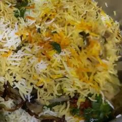 A picture of Sindhi biryani.