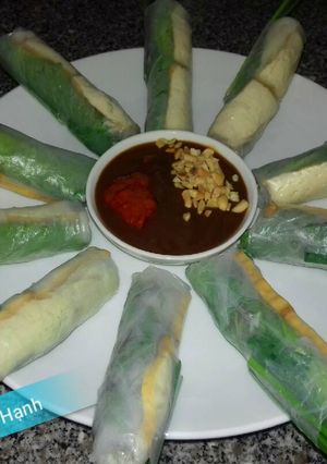 A picture of Quick Vegetarian Spring Rolls.