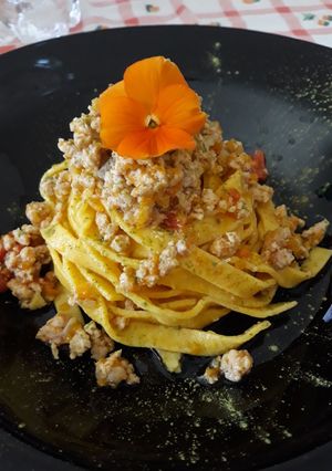 A picture of Tagliatelle with Rabbit Ragù.