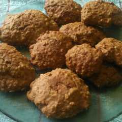 Una foto de Galletas de banana, avena y semillas