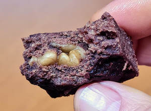 Una foto de Brownie saludable sin balanza, sin harina, sin azúcar ni edulco, sin huevo, sin manteca ni aceite