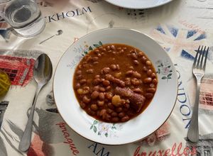 Foto principal de Alubias rojas con chorizo en olla express