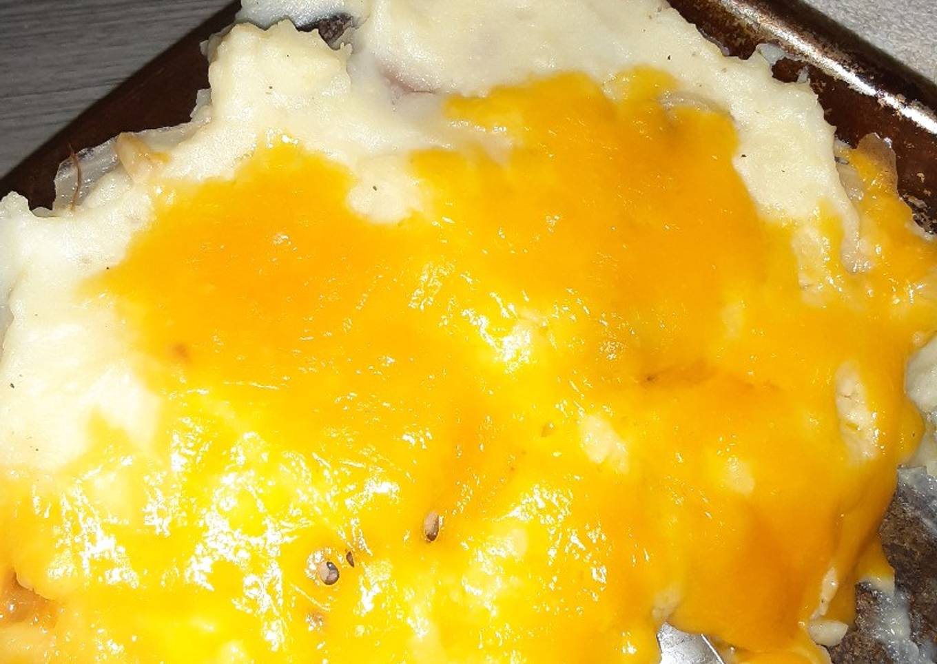 Cheese Mashed potatoes Meat Pie