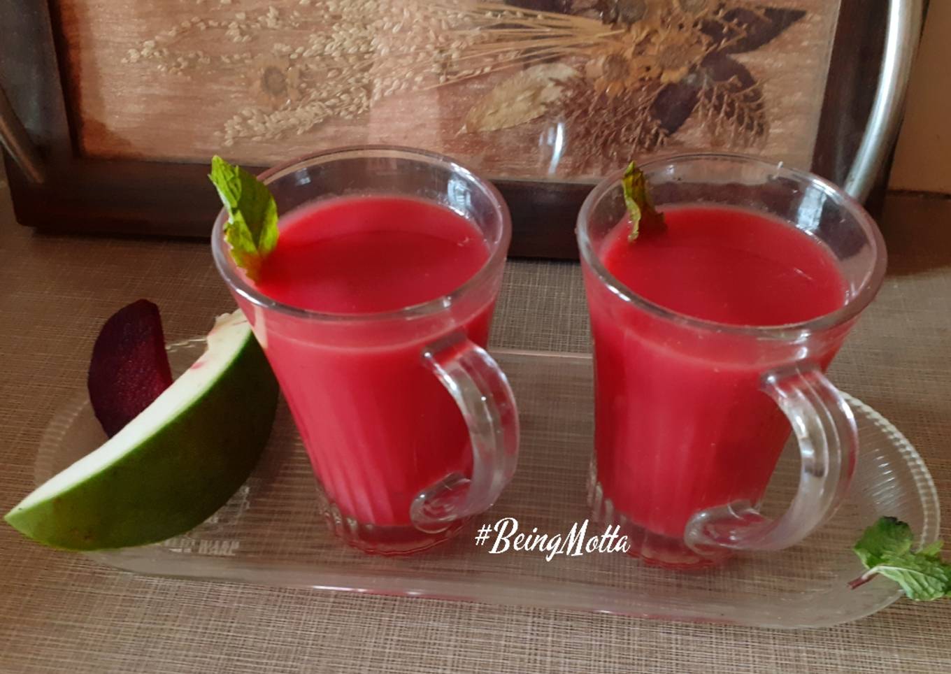 Raw Mango & Beetroot Soup