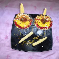 A picture of Manchurian Bhel.