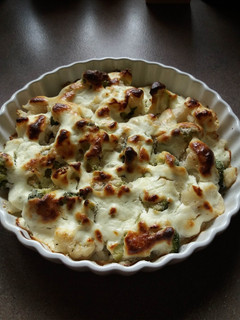 Csőben sült karfiol-brokkoli recept fotója