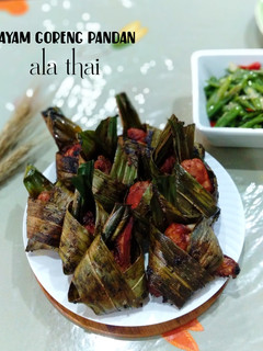 Foto resep Ayam goreng pandan