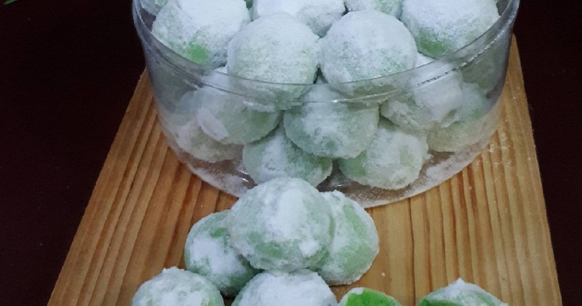 Resep Kue Putri Salju Pandan Oleh Fitria Sari Cookpad