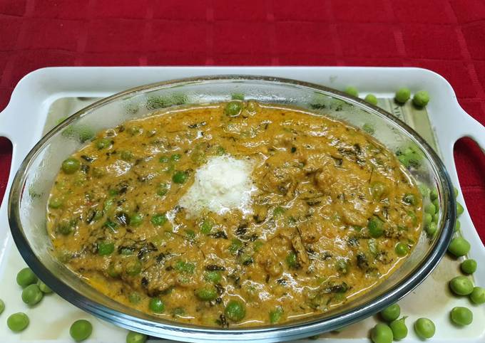 Kasoori Methi Matar Malai