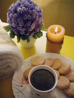 A picture of Homemade biscuits/cookies.
