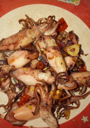 Foto resep Oseng asin cumi sederhana